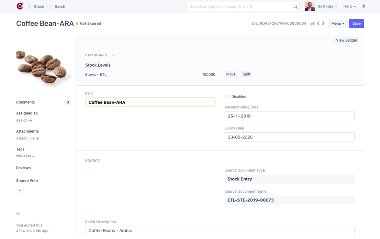 Cloud Manufacturing ERP Software - Batch