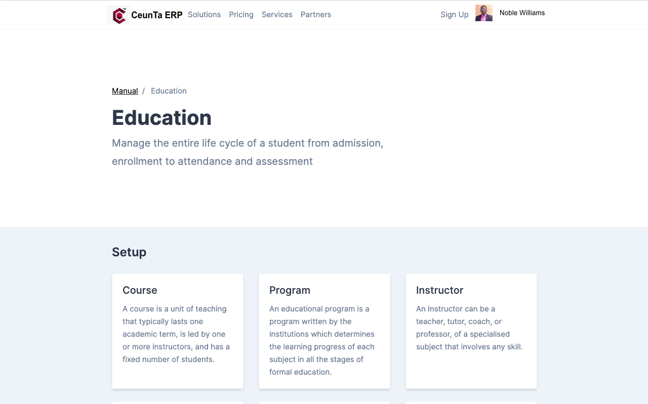 CeunTaERP Documentation