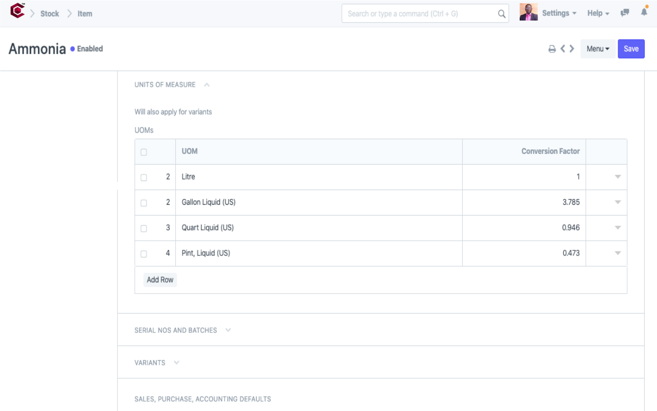 Open Source Plastic Manufacturing ERP - Multiple Units of Measurement