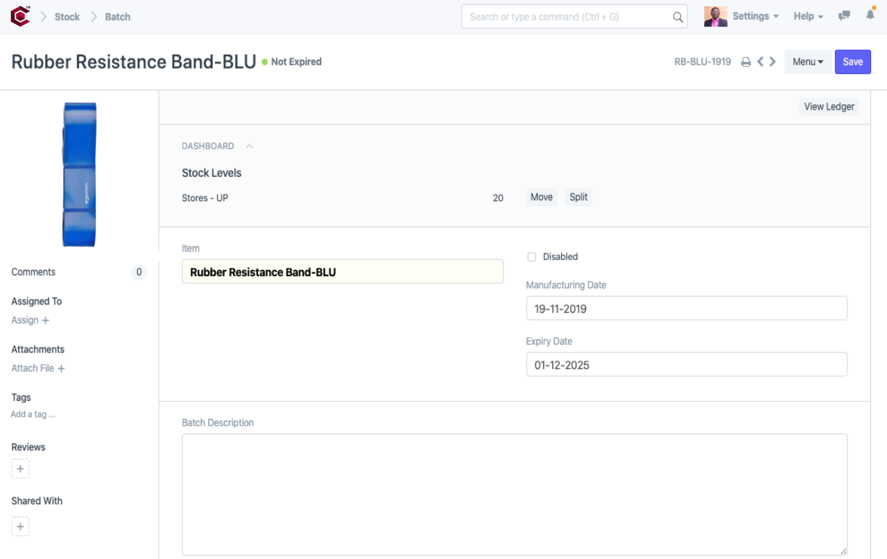  Rubber Manufacturing ERP - Batched Inventory