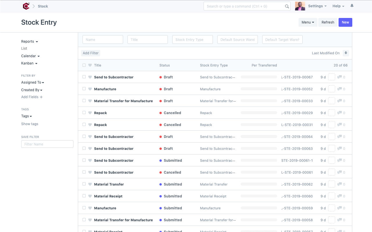 Cloud Manufacturing ERP Software - Subcontracting Items Issued